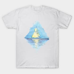 sailing on a silver sea T-Shirt